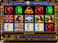 davinci diamonds slot